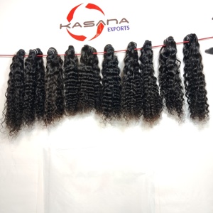 100% venta al por mayor indio virgen paquete negro mujeres color natural cabello negro mujeres Remy extensiones de cabello humano - Product Image 1