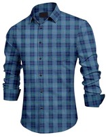 Chemise à carreaux sur mesure de qualité supérieure pour homme, en lin/coton teint en fil, couleurs et tailles personnalisées, écologique, respirante, design et logo personnalisés