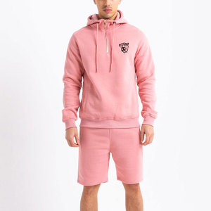 Ensemble sweat-shirt et short pour homme, style simple et unique, cordon de serrage, vêtements décontractés pour homme, ensemble sweat-shirt et short - Product Image 1
