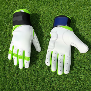 Gants de frappe de baseball/softball de haute qualité, manchette longue, cuir, ambidextre, fermeture à boucle et crochet, écologiques, durables, confortables - Product Image 1