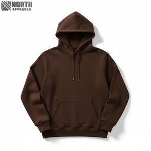 Premium Men's 350 Gsm <b>Oversized</b> <b>Fleece</b> <b>Hoodie</b> Washed Plain Boxy Winter Cotton Design Embroidered Logo Sweatshirt Sweater hoodies - Product Image 1