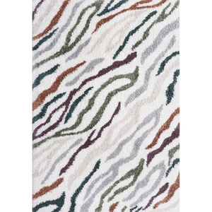 Netline Home Moodi Plush Shaggy Multicolour Rectangle <b>Rug</b> for Living Room Bedroom & <b>Hallway</b> - Product Image 1