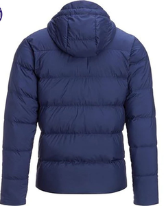 Veste matelassée professionnelle de haute qualité avec impression de logo personnalisé pour hommes avec manches complètes et poches avant - Product Image 6