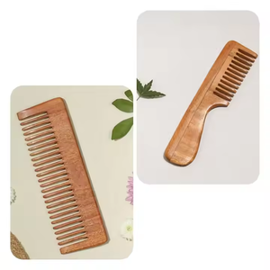 Peigne à dents en bois de la plupart des produits de luxe Peigne spécial cheveux longs pour femmes Salon de beauté en bois de bambou pour la maison Facile à utiliser - Product Image 4