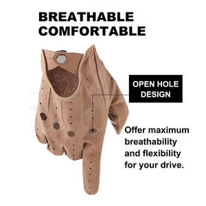 Offre spéciale de gants de conduite pour hommes Four Seasons Leather Low quantité minimale de commande Cheap Price Fashion Design for Daily Use and Sports Plain Style - Product Image 2