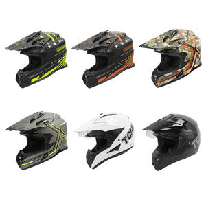 Casco Integral para Adultos con Doble Visera, Aprobado por DOT, Nuevo, Tallas M, L, XL, XXL, ABS Termoplástico, para Todas las Estaciones, Garantía de 12 Meses, Motocross Todoterreno - Product Image 1