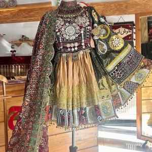 Custom Embroidered Afghan Ladies <b>Dresses</b> Wholesale Best Quality <b>Tribal</b> Banjara Belly Dance Fabric Made Afghani Traditional <b>Dress</b> - Product Image 2