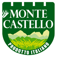 Farine tout usage italienne Monte Castello, moulue sans additifs, pour pâtes, pain, pizza, certifiée QM-IFS, 100% blé jaune, sachet de 0,5 kg