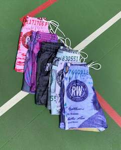 Tùy Chỉnh Người Đàn Ông Của 100% <span class=keywords><strong>Polyester</strong></span> Ban Quần Short Chống Nhăn Thoáng Khí Nhanh Chóng Khô Giữa Đàn Hồi Eo Giản Dị Ren Rắn Mô Hình Dệt Kim - Product Image 1