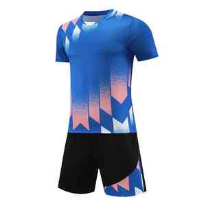 2025 nouveau maillot de Football américain pour hommes respirant à manches courtes entraînement vêtements de sport uniforme d'équipe Double coutures ensembles - Product Image 3