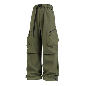 กางเกงผ้าแคนวาสสำหรับผู้ชายสไตล์อเมริกัน กันน้ำ กันลม ระบายอากาศได้ดี เป็นมิตรกับสิ่งแวดล้อม เหมาะสำหรับฤดูใบไม้ร่วง ใส่ทำงานหรือกิจกรรมกลางแจ้ง ปรับขนาดได้ - Product Image 3