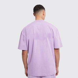 Camiseta de Cuello Redondo Extra Grande para Hombre, Corte Holgado, Logotipo Personalizado, Algodón/Fibra de Bambú, Ecológica, de Secado Rápido - Product Image 1