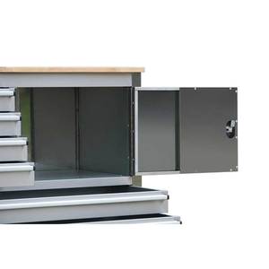 Caja de Herramientas de Acero Inoxidable al por Mayor de 48 Pulgadas <span class=keywords><strong>con</strong></span> 6 <span class=keywords><strong>Cajones</strong></span> y 1 Puerta <span class=keywords><strong>para</strong></span> Almacenamiento en Garaje - Product Image 5