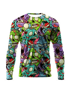 Ropa Deportiva para Motocicleta con Protección UV UPF 50, Chaquetas de Motociclismo para Hombre con Estampado por Transferencia de Calor, Estilo Biker - Product Image 1