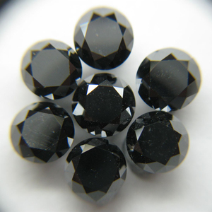 Diamantes negros naturales sueltos de tamaño de 3,00mm de la mejor calidad Forma redonda con diamantes negros excepcionales - Product Image 2