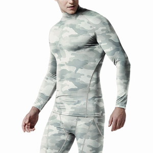 Custom Wholesale <b>Compression</b> Shirts <b>Base</b> <b>Layer</b> Mens Polyester Workout Shirt Men Fitness Long Sleeve <b>Compression</b> Shirt - Product Image 3