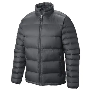 Chaqueta Acolchada Impermeable de Invierno con Capucha y Cuello Alto en Negro, Azul y Rojo, en Tela Canvas, Envío DDP - Product Image 4