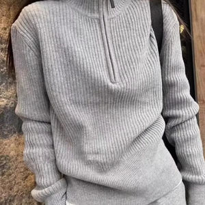 Vêtements pour femmes Sweatshirts polyvalents Casual Hoodies Comfortable Pullovers Slim Fit Soft Striped Lazy Style Jogging Daily Women's - Product Image 1