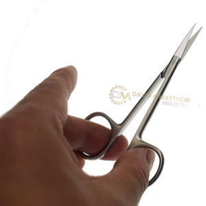 กรรไกรตัดเล็บขนาดเล็กทำจากสเตนเลสใบมีดตรงสำหรับขนตา - Product Image 5