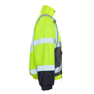 Men's 100% Polyester Hi Vis Safety <b>Vest</b> ANSI Class 1 Waterproof Breathable <b>Reflective</b> Outdoor Safety Security Wear DIANOVA - Product Image 5