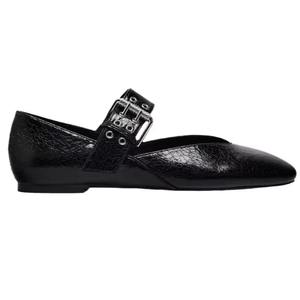 Personnalisé printemps été femmes chaussures 2024 nouveau plat bureau noir boucle Mary Jane chaussures femme ballerines pour femmes bout rond - Product Image 3