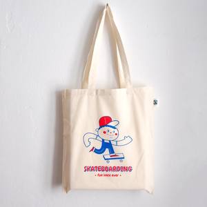 Sacs fourre-tout à provisions en coton extra large personnalisés avec impression de logo conception de lettre à motif uni de qualité fine - Product Image 6