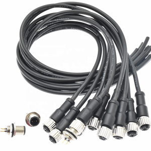 Conector de Panel de Acero Inoxidable M12, 4 Pines, IP65 Impermeable, Receptáculo de Alimentación de Cobre de 5A, Pin Macho de 120V para Soldadura de PCB - Product Image 4