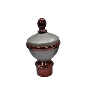 Embouts de rideau en or antique pour toute tringle à rideau de 1 pouce pour portes/fenêtres vis et bouchons muraux inclus conception conique - Product Image 5