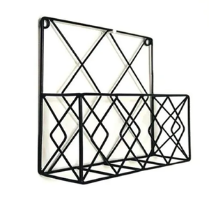 Organisateur de magazines en métal incurvé élégant, support moderne et élégant pour organiser les matériaux, style personnalisé, logo couleur pour les hôtels - Product Image 6