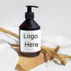 300ml Brun PET Cosmétique Emballage Bouteille Biseauté Épaule Cylindrique Shampooing Conditionneur Lotion avec Pompe Joint Artisanat Crèmes - Product Image 2