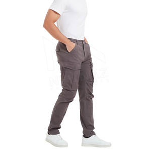 Meilleure vente en gros été extérieur 100% coton pantalon cargo décontracté et respirant pour hommes OEM personnalisé gratuit simple - Product Image 3
