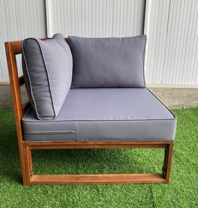 Meubles de jardin en bois d'acacia de couleur bois de teck de style chaud, ensemble de salon 4 places origine vietnam à un prix raisonnable à vendre - Product Image 5