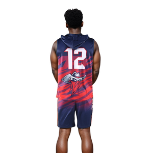 Uniforme de Fútbol Americano 7v7 Personalizado con Nombre y Número, Diseño Único, MOQ Bajo, con Capucha, 100% Poliéster, Uniforme de Flag Football - Product Image 3