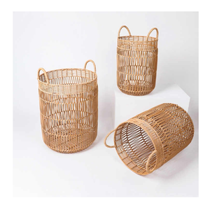 Service OEM/ODM Paniers de rangement en rotin multifonctions écologiques pour l'utilisation de boissons Matériau en jacinthe d'eau 23h 5/30h6 (cm) - Product Image 4