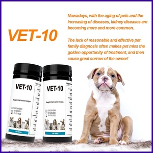 Kit de <span class=keywords><strong>test</strong></span> de bien-être Check at Home pour chats et chiens <span class=keywords><strong>Test</strong></span> de diabète à 10 paramètres pour animaux de compagnie diabétiques, bandelettes de réactif pour analyse d'<span class=keywords><strong>urine</strong></span>