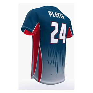 เสื้อเจอร์ซีย์เล่นเบสบอลใส่ได้ทั้งชายและหญิงเสื้อกีฬาระบายอากาศได้ดีพิมพ์ลายซับลิเมตใหม่พร้อมบริการ OEM & ODM - Product Image 5