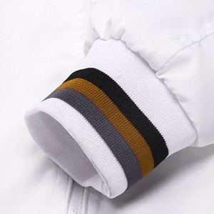 OEM Custom High Quality Breathable Lightweight Canvas Varsity Jacket for Men Stand Winter Streetwear Style Not Leather <b>Wool</b> - Product Image 6