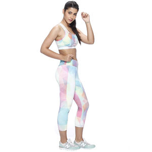 Ensemble de costume de yoga à manches courtes sans couture pour femmes Drop Shipping Fitness Sports Yoga Sets Fitness Women - Product Image 2