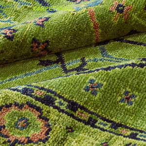 Tapis fait main vert olive 8x10 9x12 Floral en sourdine Oushak 9x12 luxe moderne pour salon tapis pour chambre Hall tapis de cuisine - Product Image 1