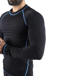 <b>Men</b> Gym Compression Under <b>Base</b> <b>Layer</b> Tops Long Sleeve Quick Dry Sports Custom <b>Mens</b> Gym Long Sleeve Compression Shirts - Product Image 4