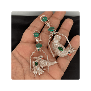 Pendientes de diseñador de diamantes naturales de oro de 14kt hechos a mano a granel, pendientes de personalidad de boda de moda de alta calidad para mujer, joyería de moda - Product Image 5