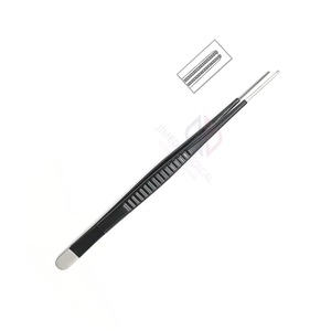 Pinzas Quirúrgicas Debakey Personalizadas de 185 mm con Mango Negro, Pinzas Rectas de Acero Inoxidable para Herramientas Médicas - Product Image 3