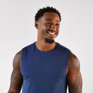 เสื้อกล้ามออกกำลังกายผู้ชาย ระดับพรีเมียม ซับเหงื่อ แห้งเร็ว สำหรับฟิตเนส วิ่ง ออกกำลังกาย เสริมสร้างกล้ามเนื้อ - Product Image 2