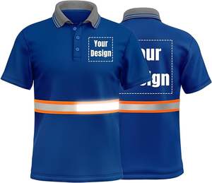 Jersey 100% coton haute visibilité pour T-Shirt personnalisé votre LOGO solide séchage rapide vêtements de travail de construction de sécurité - Product Image 4