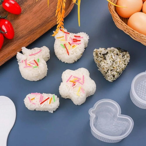 Molde Onigiri de plástico personalizado, moldeador de bolas de arroz, herramientas de Sushi para hacer Bento, herramientas de cocina DIY, molde de bolas de arroz, molde de arroz japonés - Product Image 2