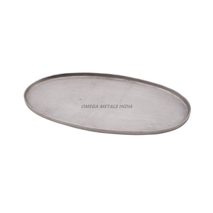 Plateau de service rond moderne argenté avec un design empilé unique et une finition élégante Affichages élégants pour divertir les invités - Product Image 4