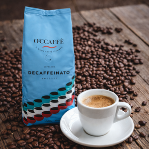 Granos de Café Hechos en Italia, Descafeinados, 50% Arábica, 50% Robusta, Bolsa de 1 kg, Café para un Desayuno Dulce - Product Image 2