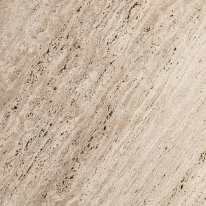 Travertine Marble Round Top Pedestal Mango <b>Wood</b> Stain Base Bistro Marble & <b>Wood</b> Combination Home Kitchen Restaurant <b>Dining</b> <b>Table</b> - Product Image 6