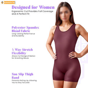 SAMAVIA Custom Fit Wrestling Singlet pour les femmes Stretch Sportswear RTS Athletic Gear Fabricant de vêtements OEM - Product Image 3