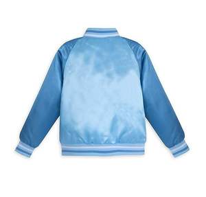 2024 High Quality Plus Size Satin Baseball <b>Jackets</b> for Women Custom Designed with Wool Lining Pocket Decoration Satin <b>Jacket</b> - Product Image 3